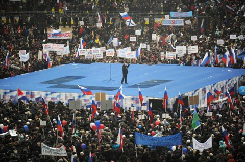 รัสเซียจัดการฝึกซ้อมครั้งแรกเพื่อเตรียมให้แก่การจัดการเลือกตั้งประธานาธิบดี